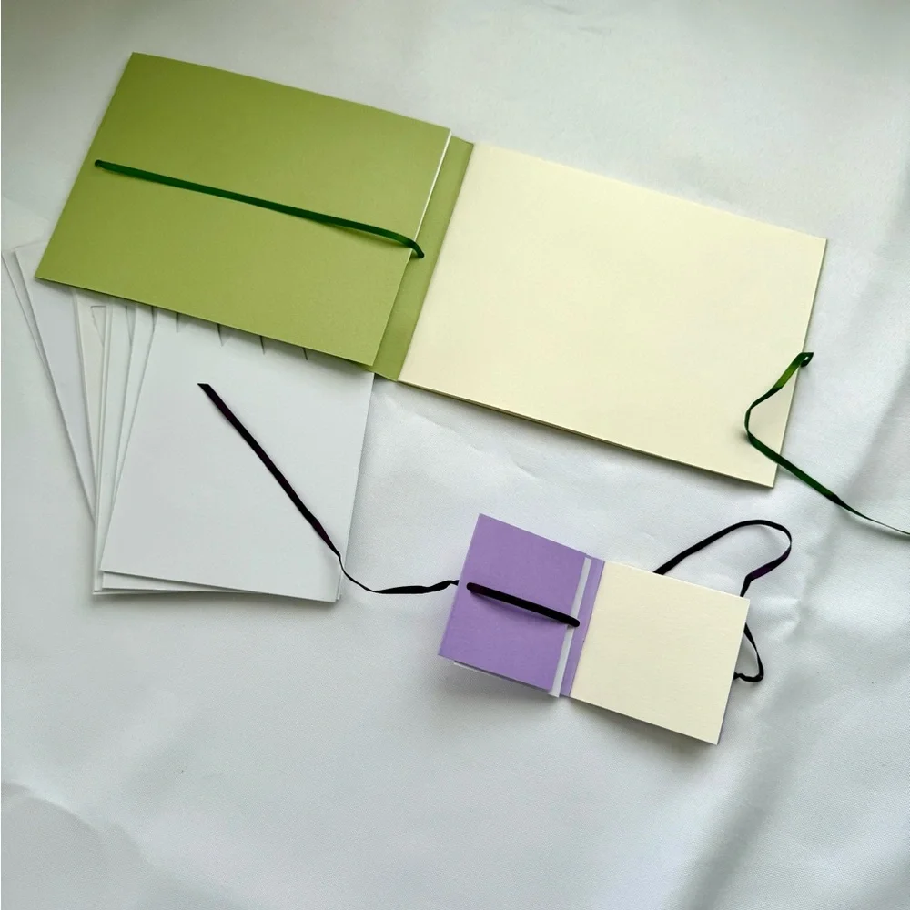 Craft cards and books blank cards and book pages